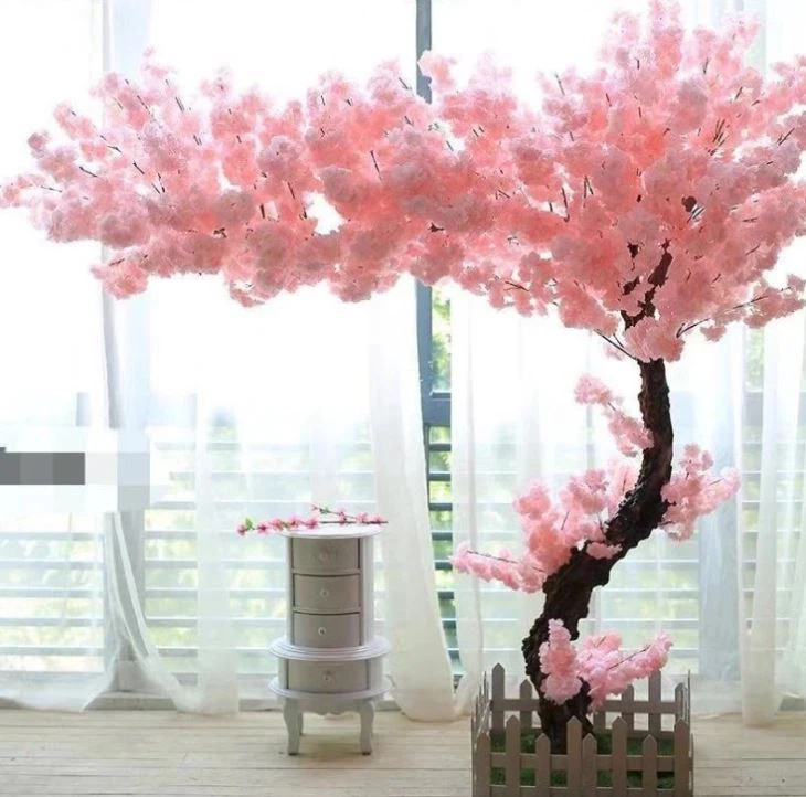 Wholesale Tabletop Decorative Floral Tree With Hanging Blossoms